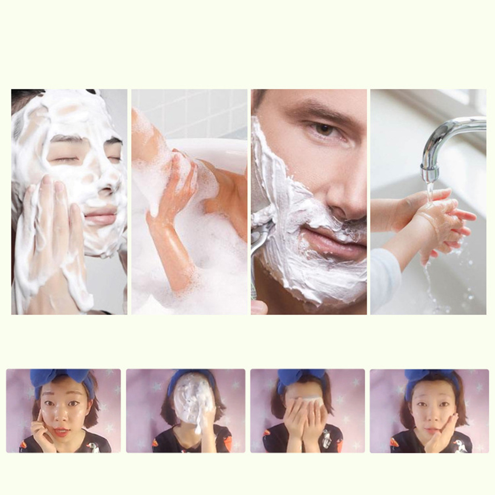 Women Men Portable Oil Control Refreshing Handmade Bathroom Hotel Face Cleansing Soap
