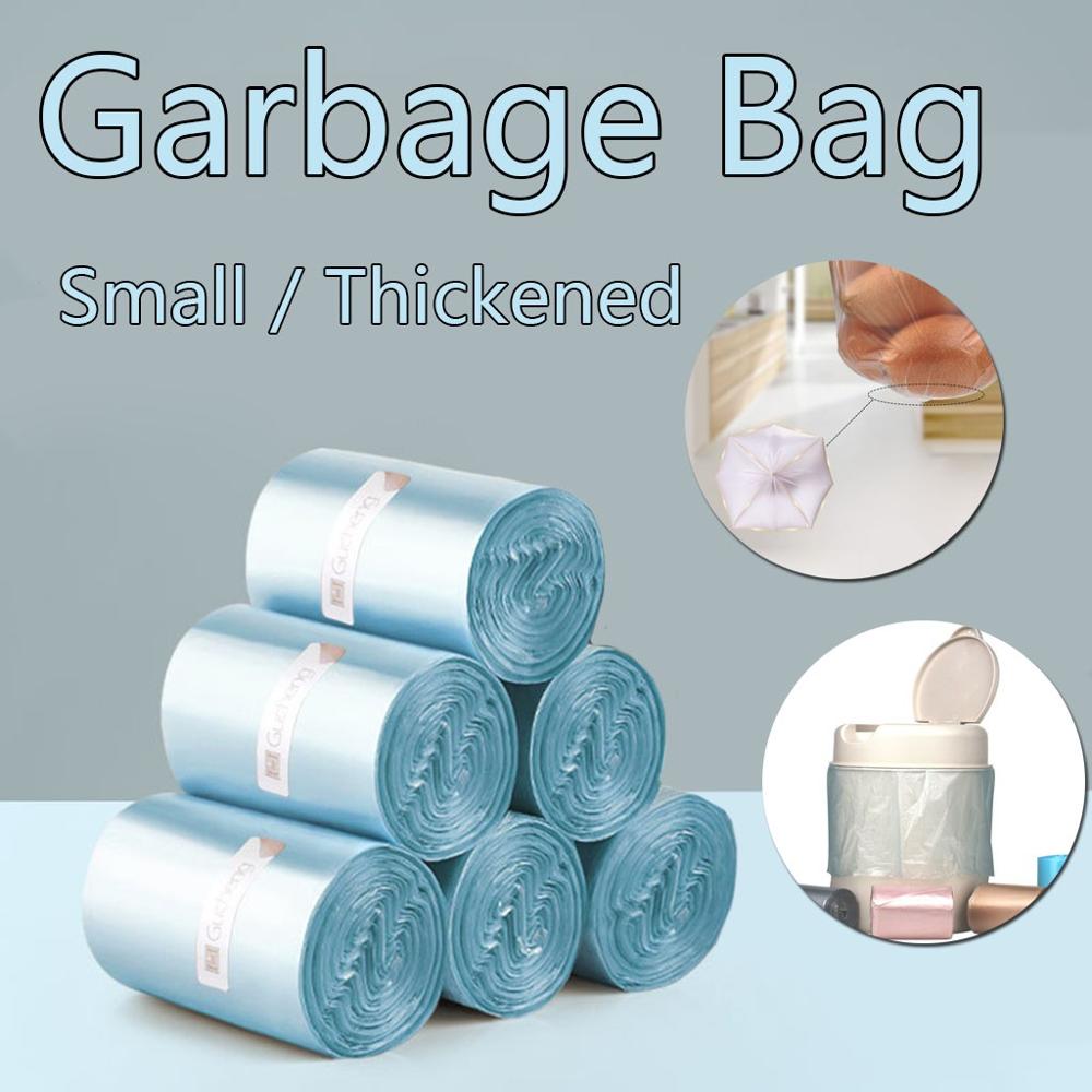 4 Colors Household 240pc Disposable Rubbish Bin Liner Plastic Garbage Bag Roll Cover Home Waste Trash Storage Container Bags 3