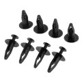 50Pcs Plastic Rivets Clip 7.5mm Hole Auto Bumper Retainers Fastener Clips Car Door Trim Panel Fender Clips For Ford Car-styling