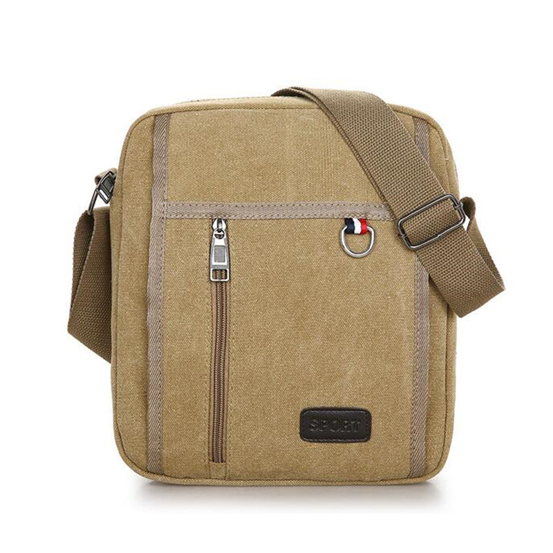 10 inch 2020 Men's Fashion Canvas Bag Casual Men Handbags Male Cross body Shoulder Messenger Bags For Men Purses and Handbags