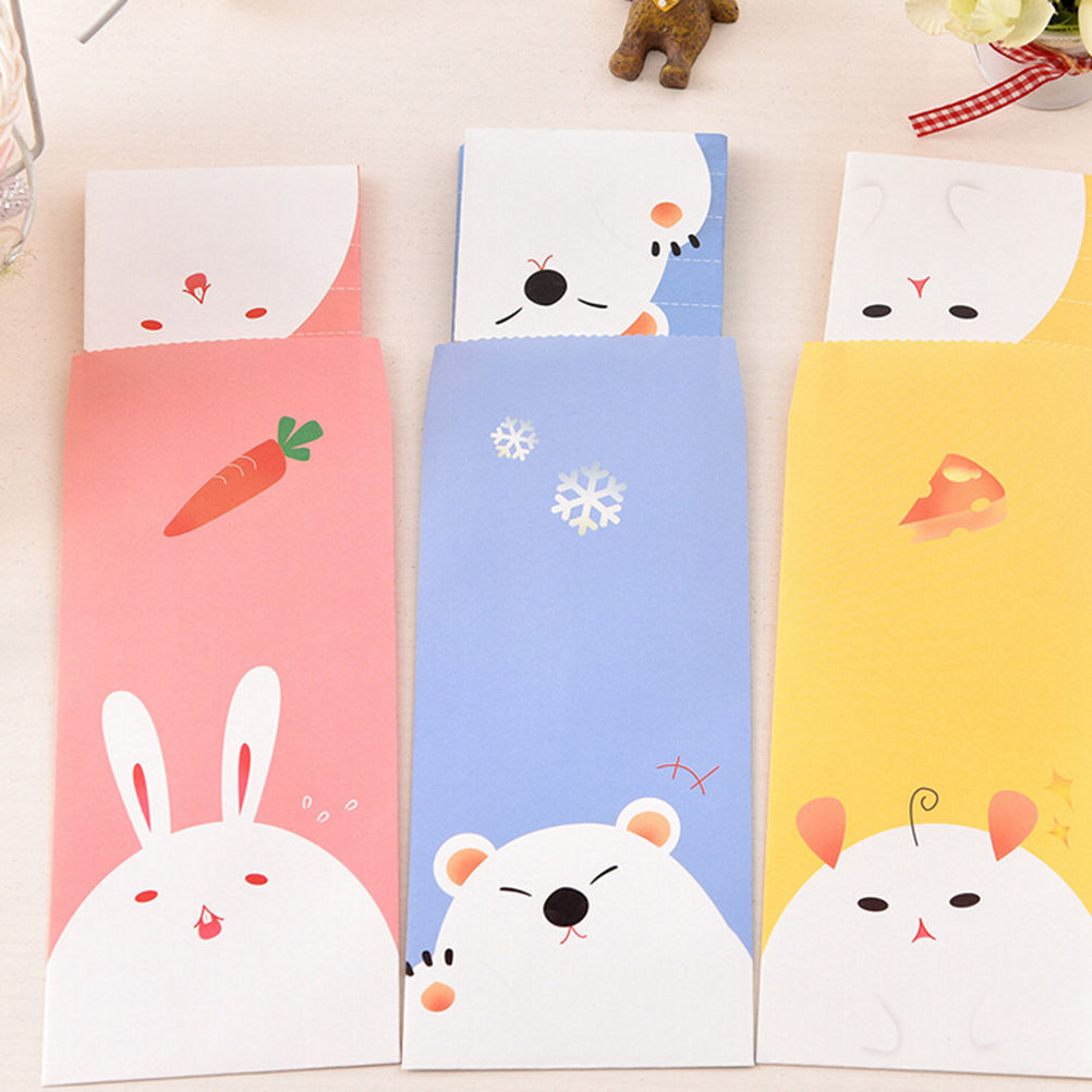 Vintage Kraft Paper Envelopes Cute Cartoon Kawaii Paper Korean Stationery Gift 6 sheets letter paper+3 pcs envelopes per set