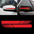 2PCS Car Side Rear View Mirror Stripes Stickers For Car Decor Rearview Mirror Vinyl Car Exterior Stickers Styling Accessories