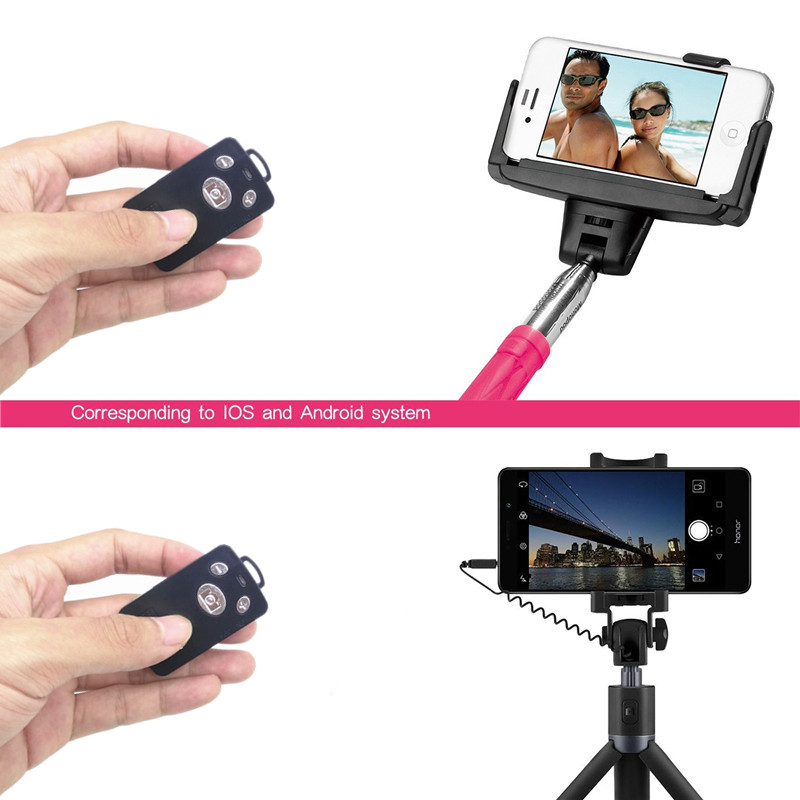 FGHGF New 1PC Wireless Multimedia Bluetooth Remote Control With USB charging cable Camera Shutter for Iphone 6 7 8 yunteng 1288