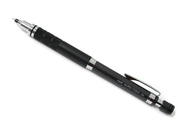 Uni M5 -1017 Kuru Toga Roulette Mechanical Pencil -0.5mm- Sliver or Black