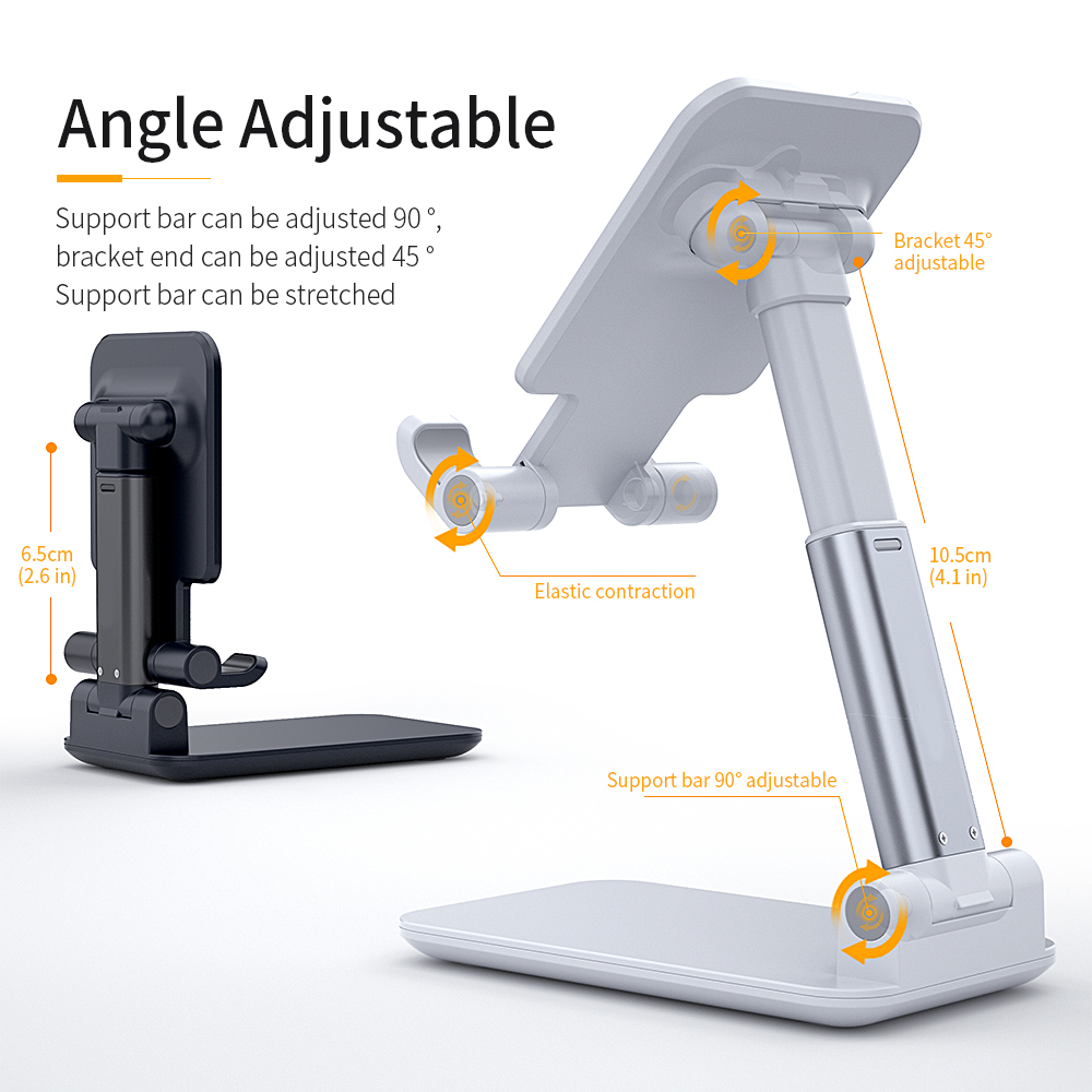 Mobile Phone Holder Stand Adjustable Tablet Stand Desktop Holder Mount For IPhone IPad