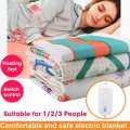 220V 145cm Electric Blanket Warm Heater Body Warmer Heating Blanket Thermostat Electric Heating Blanket for Home Winter