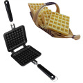 Qitherm Non-Stick Waffles Maker Mold Portable Iron Machine Household Kitchen Gas Pan Bubble Egg Cake Oven Breakfast Machine