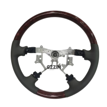 Prado FJ120 Old Peach Wood Grain Steering Wheel