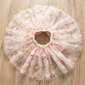 Flower Embroidery Kids skirts for Girls Pettiskirt Children Mesh Skirt Princess Baby tutu skirts Spring and summer