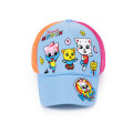 2020 Summer New Korean Baby Baseball Caps Children's Boys Girls Hats Kids Snapback Cartoon Cat Mesh Sun Cap Baby Sunscreen Hat
