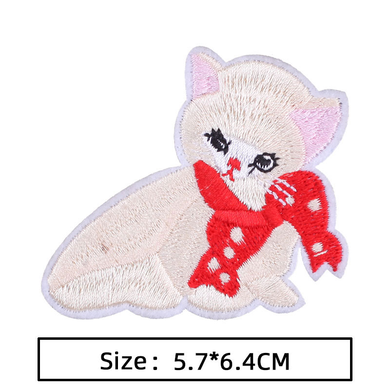 Unicorn Tiger Cute Iron On Patches For Clothing Jackets Stickers DIY Pig Cat Embroidery Patch Stripes Appliques Clothes Badges