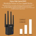 Comfast 1200Mbps dual band ac WiFi repeater 5Ghz Long Wifi Range Extender Booster Repetidor 4 antennas home wireless N router