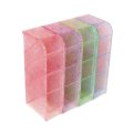 Oblique insertion tassel flashing chalk holder desk desktop storage box stationery rack transparent cosmetic brush