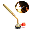 Butane Gas Blow Torch Flamethrower Camping Welding BBQ Tool Brass Baking Convenient DIN889