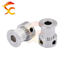 3D Printers Parts printer pulley GT2 20 teeth bore 6mm 6.35mm 8mm 2GT 20teeth timing pulley fit for GT2 belt width 10mm