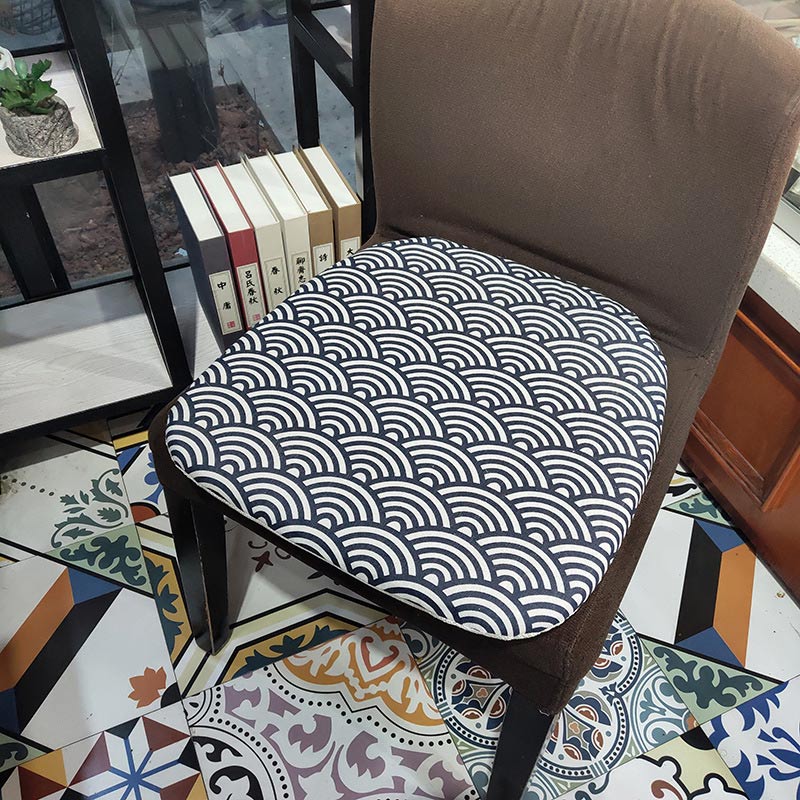 Cartoon Simple Cushion Nordic Printing Chair Sofa Decor Office Dining Stool Non-Slip Pad Sponge Cushion Home Textile 40*40CM