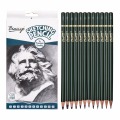 Bianyo Quality 12pcs H-12B Drawing Sketch Pencil Set Soft Safe Non-toxic Standard Pencils Professional Office School Pencil