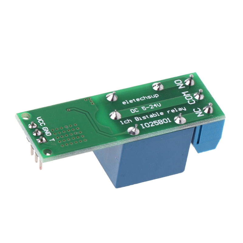 6-24V Flip-Flop Latch Relay Bistable Self-locking Low Pulse Trigger Module Electrical Equipment