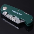 School Supplies Stainless Steel Folding Utility Knife Woodworking Outdoor Camping with Five Blades