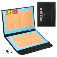 2-in-1 Foldable Volleyball Tactical Board Coaching Volleyball Tactic Board Magnetic Handball Tactics Game Training Board
