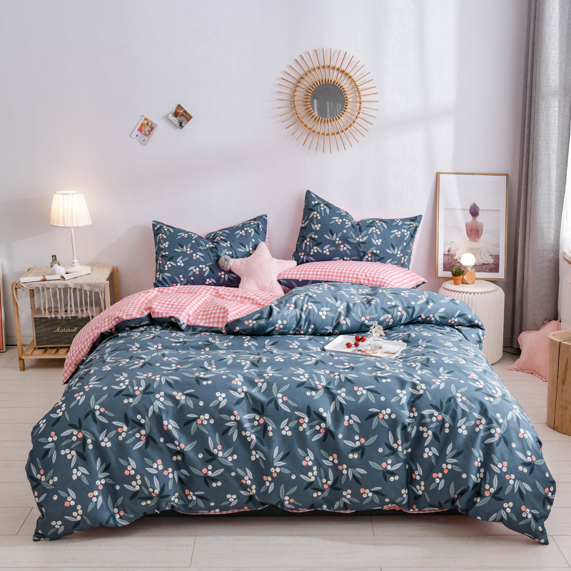 Duvet Cover 1pcs Luxury Quilt Cover Double Couple Twin Full Queen King Single Size Floral Print Comforter Case Cartoon Home Set