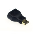 Mini HDMI Male Type C to Female Type A Adapter Connector for 1080p 3D TV Version 1.4, supports 3D TV stable and reliable