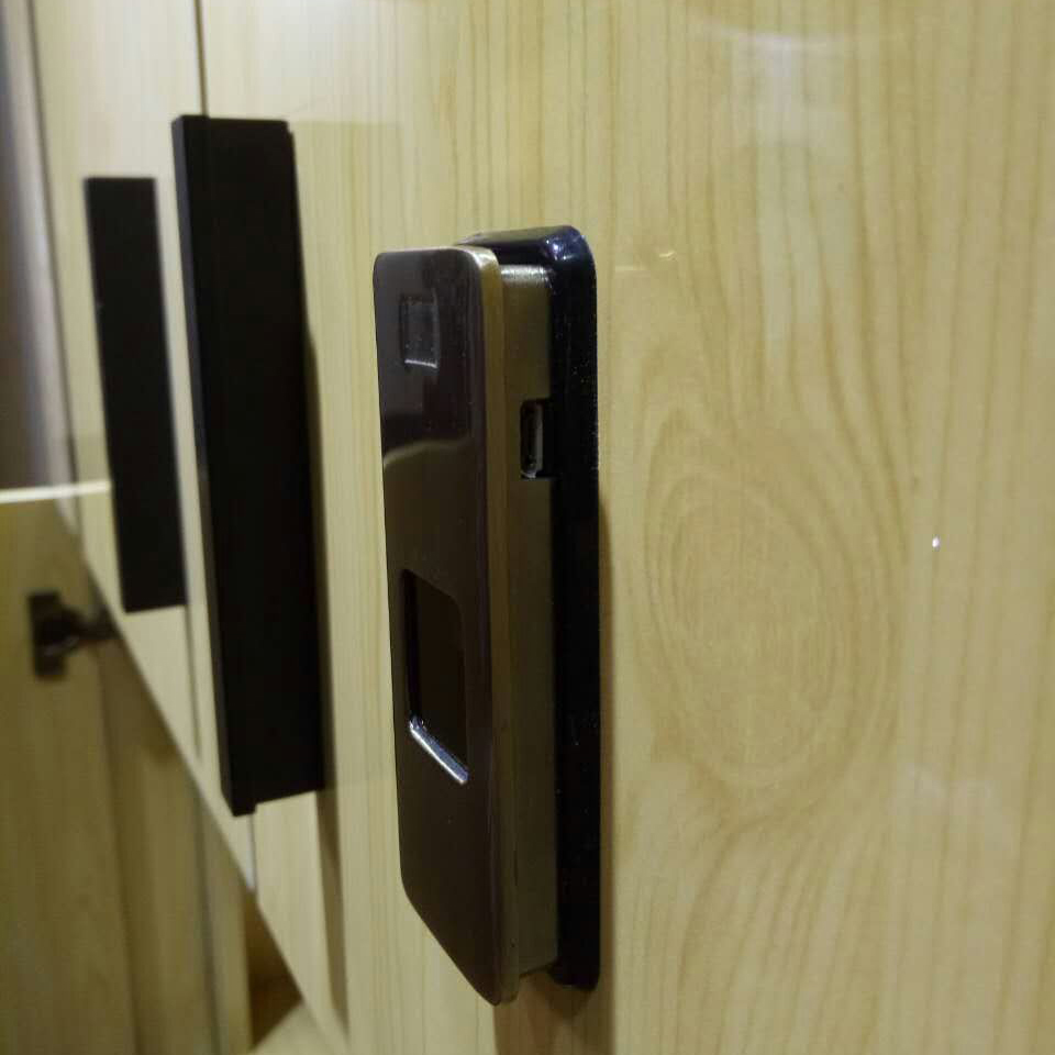Rechargeable Smart Lock Mini Anti Thieft Fingerprint Cabinet Door Locks Safe Box Security Home Office Keyless Drawers Locker