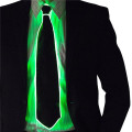 New Awesome EL Wire Tie Flashing Cosplay LED Tie Costume Anonymous Necktie Glowing DJ BAR Dance Carnival Party Masks Cool Props