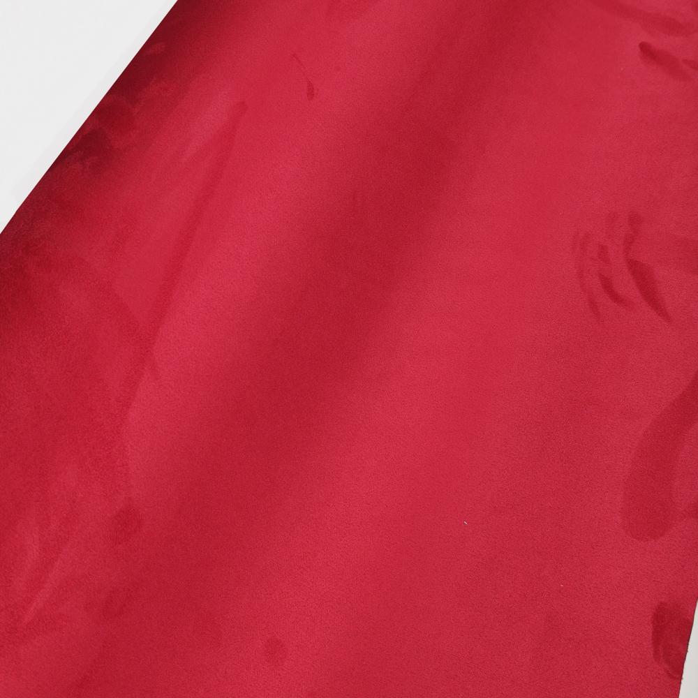 Soft Adhesive Suede Red Car Interior Protection Film