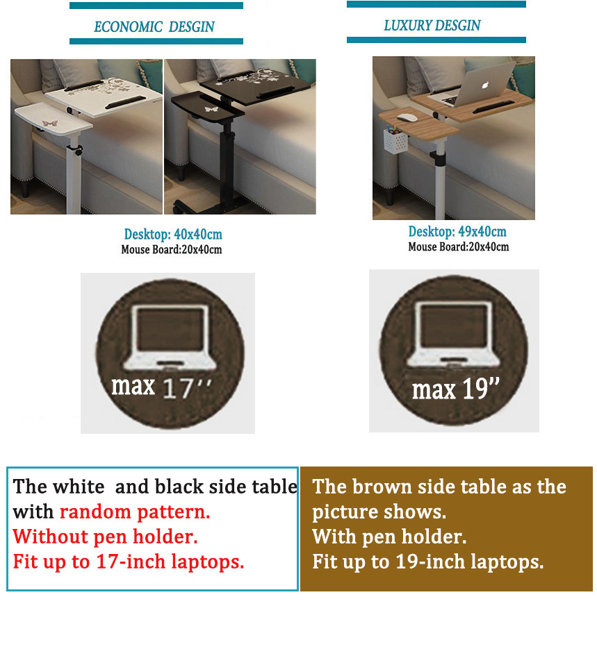laptop table Portable folding table bed table laptop table computer table For laptop Storage desk adjustable desk Table