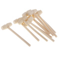 10 Pieces Mini Wooden Hammer Wood Mallets For Seafood Lobster Crab Leather Crafts Jewelry Crafts (5.51 X 1.69 X 0.75 Inch)