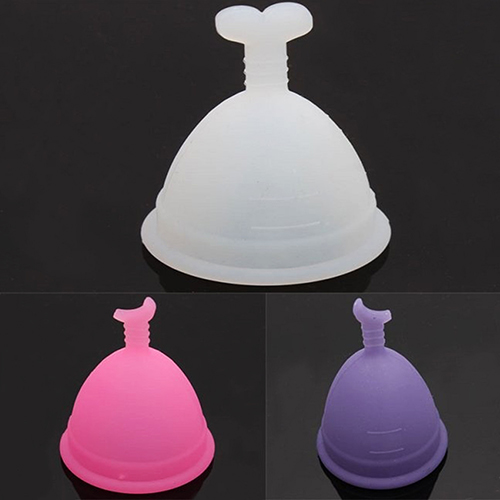 Soft Moon Heart Medical Grade Silicone Menstrual Cup Feminine Hygiene Product