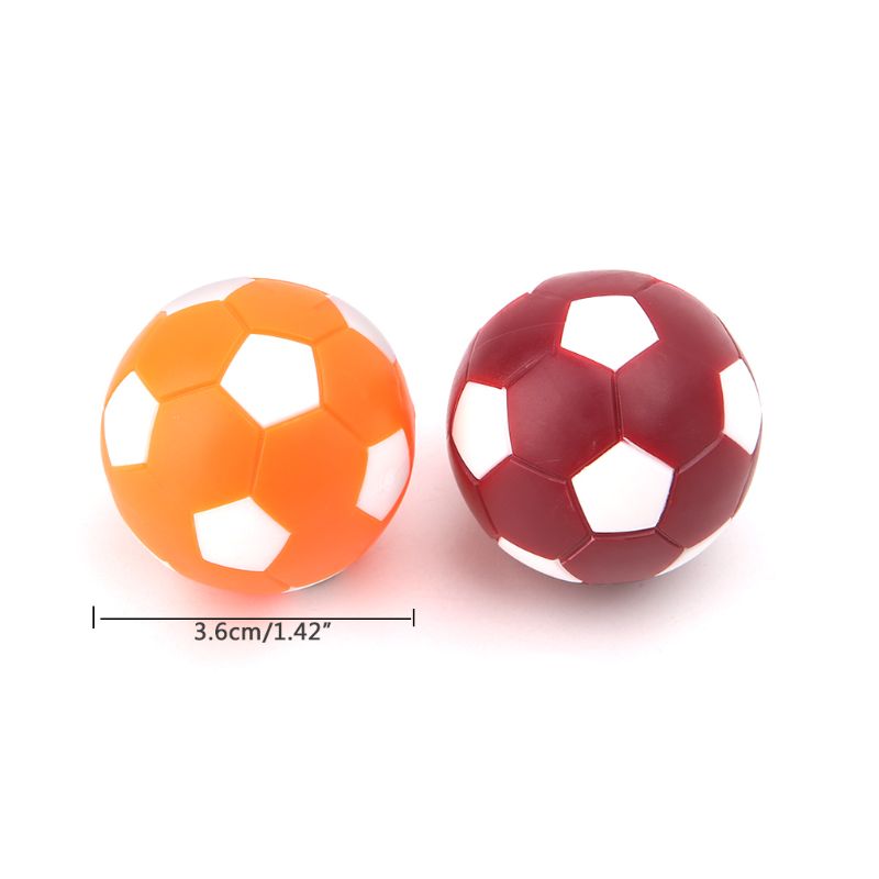 2pcs 36mm Table Soccer Ball Fussball Indoor Game Foosball Football Machine Parts Random Color