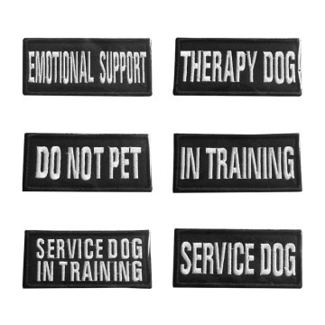 Pet Service Dog In Training SECURITY PATCH BADGES Therapy Dog PET DO NOT EMOTIONAL SUPPORT Patches for DOG PET Harness Vest