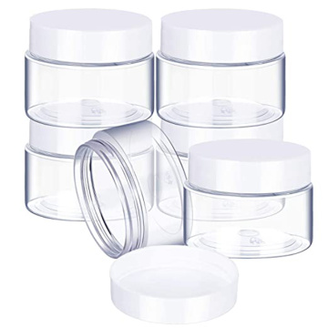 30ml/40ml/50ml/60ml/80ml Clear Plastic Jar And Lids Empty Cosmetic Containers Box Bottle For Travel Storage Make Up