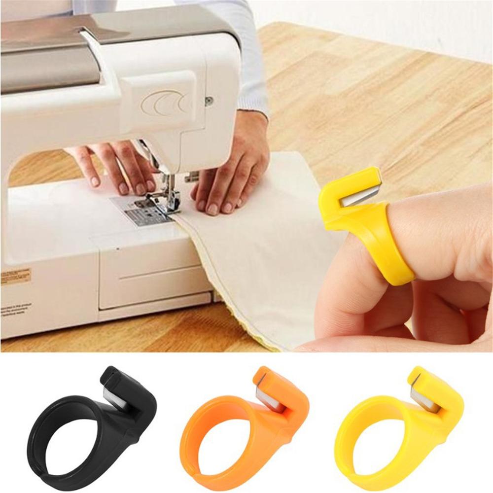 New 3PC Plastic Thread Cutter Secant Tool Textile Fiber Metal Wool Spinning Finger Secant Home Sewing Tools Home Improvement HH4