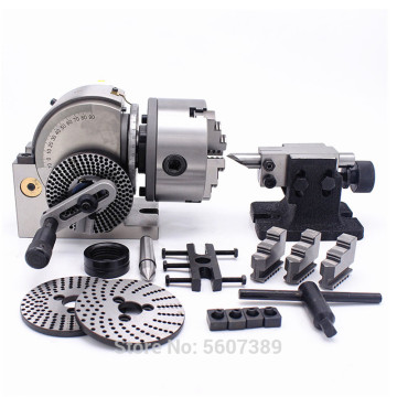 BS-0 precision milling machine indexing Head with 100m 3-jaw chuck CNC milling machine universal dividing head with tail