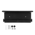 Roll Holder Multi-function Double Toilet paper holder wall moounted Mobile phone rack black Bathroom roll holder Stainless Steel