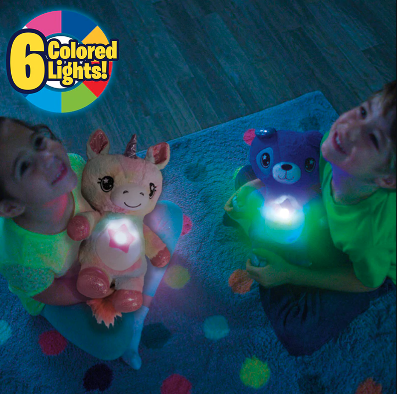Amy Drop Ship Knuffel Met Licht Projector In Buik Troostende Speelgoed Pluche Speelgoed Nachtlampje Snoezige Puppy Kerstcadeaus