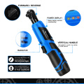 40Nm Cordless Electric Wrench 12V 3/8 Ratchet Wrench to Removal Screw Nut Car Repair Tool Angle Drill Screwdriver by PROSTORMER