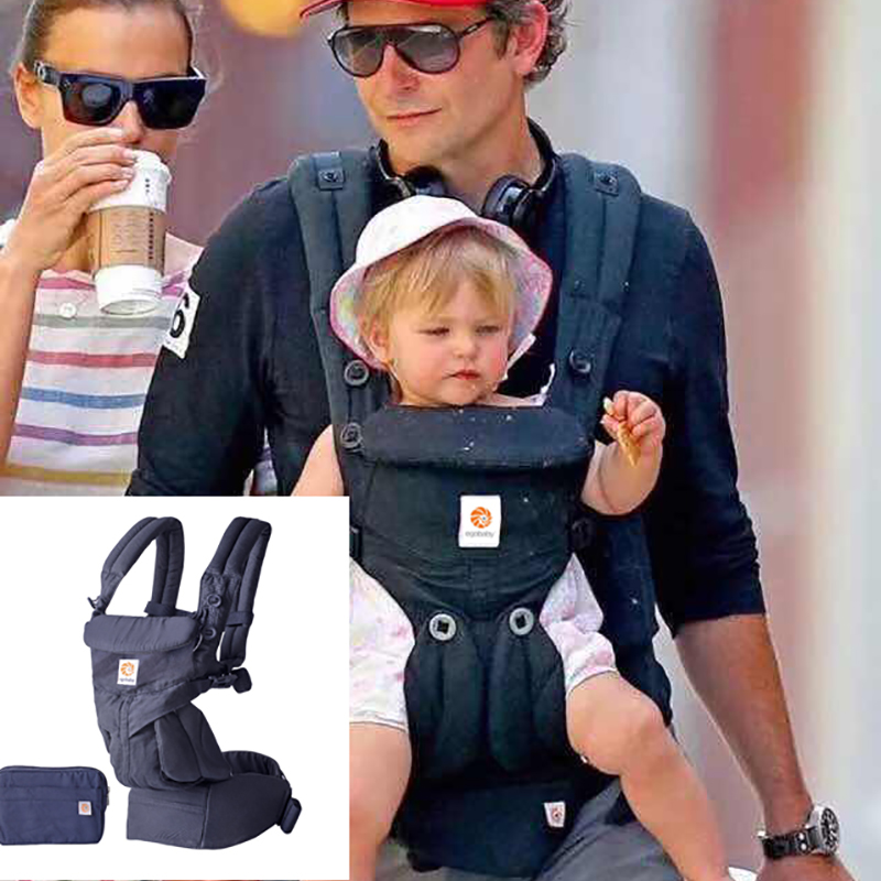 Egobaby Cotton Breathable Ergonomic Baby Backpacks Carrier Slings Wrap Holder Shoulder Waist Belt Sling Suspenders Toddler Wrap