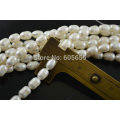 7~8mm Fresh Water Pearl Potato Rice Beads with veins on surface Fit DIY Fashion jewelry Necklace making