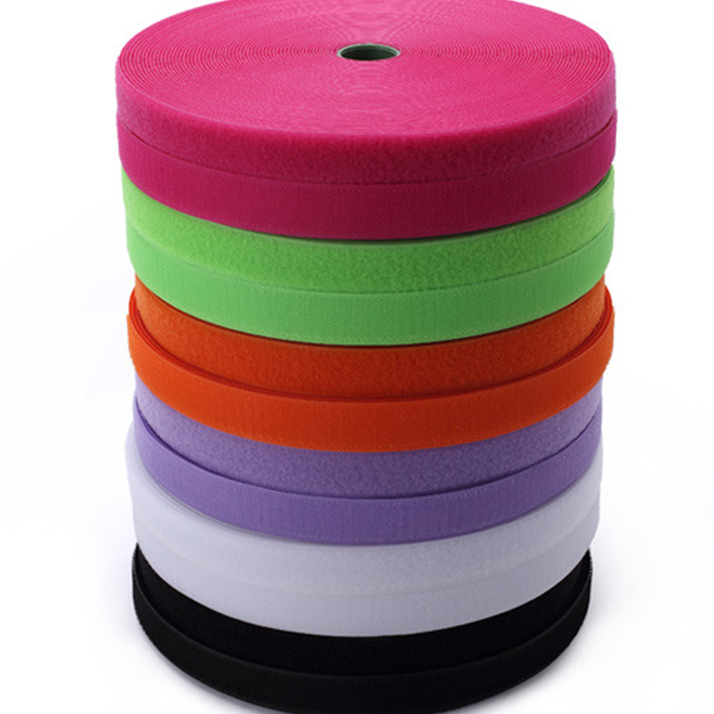 5Meter 2cm Hot Sell Colorful Self Adhesive Hook Loop Tape Fastener Sticky 1m 3ft Mushroom Fastener Hook Loop Garment Accessories