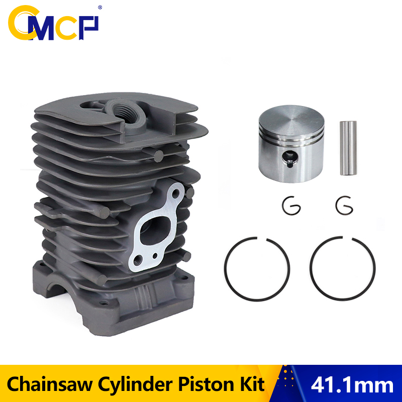 CMCP Diameter 41.1mm Chainsaw Cylinder And Piston Set Fit For Partner350 Partner351 Garden Gas Chainsaw Engine