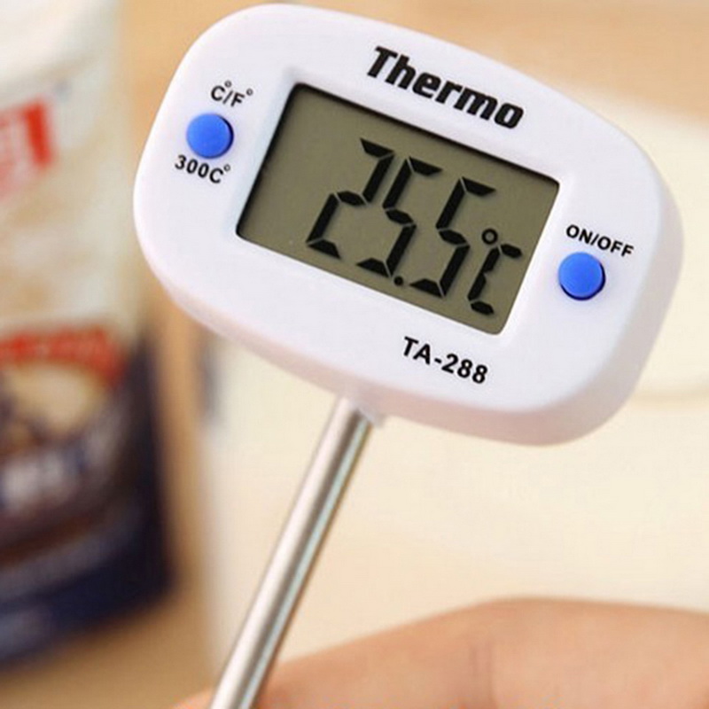 Digital Kitchen Thermometer Probe Meat Thermometer Cooking Food Meat BBQ Probe Temperature Meter
