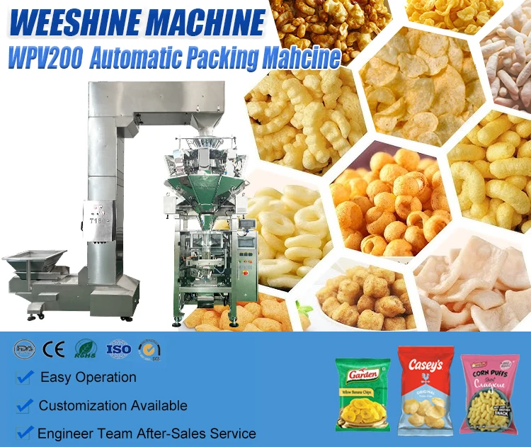 potato chips packing machine