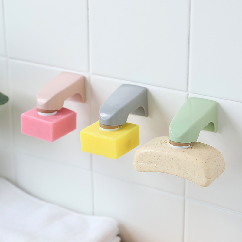 Magnetic Soap Holder Container Dispenser Wall Mounted Soap Holder Shower Storage Soap Dish For Bathroom Product