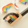 2pcs/lot kawaii Originality Rainbow Standard Pencil Writing lapis Pens Student Stationery School Supplies For Kids Cute Gift