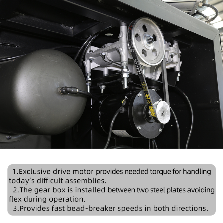tire changer motor belt