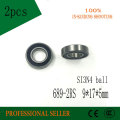2pcs 689-2RS 9x17x5mm hybrid ceramic Si3N4 ball bearing G5 grade ceramic ball for bicycle 689 2RS